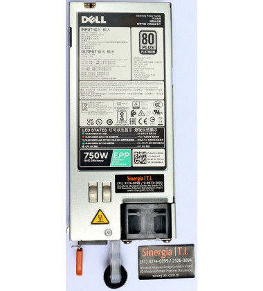 DPS-750AB-15 D(00F) REV: A00  Fonte redundante Dell 750W 80 Plus Platinum para Servidor Model em estoque