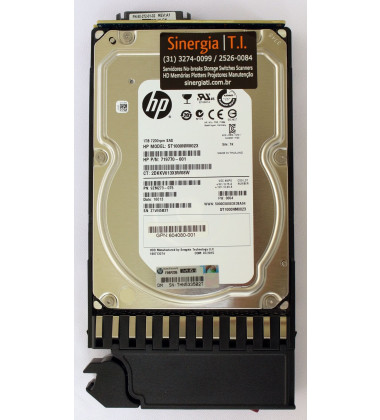 719770-001 HD HPE 1TB SAS 6 Gbps 7.2K RPM LFF 3,5" Enterprise Hot-Plug Storage P2000 G3 MSA2312fc MSA2000 P/N: pronta entrega