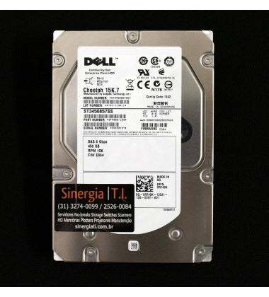 0R749K HD Dell 450GB SAS 6 Gbps 15K RPM LFF 3.5