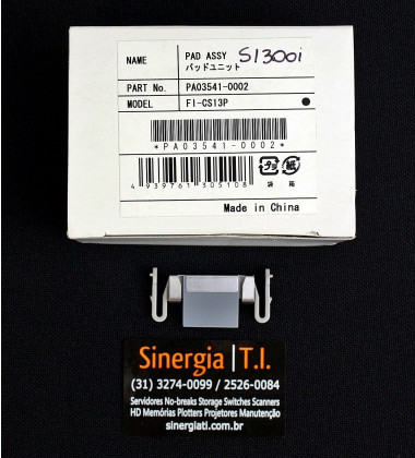 PA03541-0002 Pad Assy para Scanner Fujitsu S1300i pronta entrega