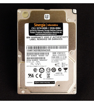 81Y9671 HD IBM 300GB SAS 6 Gbps 15K RPM LFF 3,5