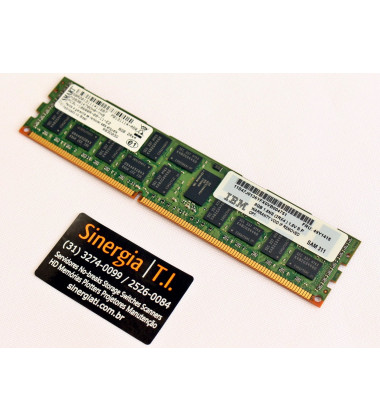 49Y1415 Memória RAM IBM 8GB RDIMM PC3L-10600R DDR3 1333MHz FRU em estoque