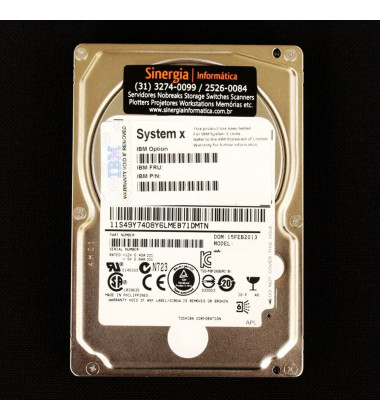 00Y2507 HD IBM 1.2TB SAS 6 Gbps 10K RPM SFF 2,5