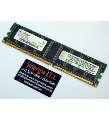 06P4057 | Memória RAM IBM 512MB DDR PC3200 CL3 2.5V para Servidor IBM x206 8487 e 8482 foto