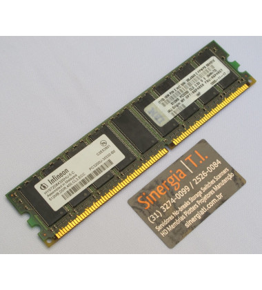 06P4057 | Memória RAM IBM 512MB DDR PC3200 CL3 2.5V para Servidor IBM x206 8487 e 8482