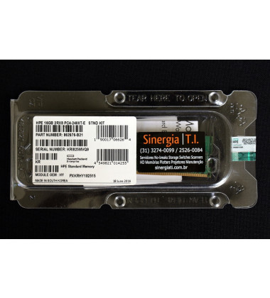 862976-B21 Memória HPE 16GB (1x16GB) Dual Rank x8 DDR4-2400 envio imediato