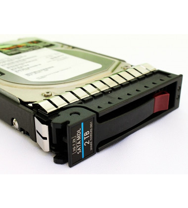 Spare: 508040-001 HD HP 2TB SATA 6Gb/s Enterprise 7.2K LFF Hot-Plug 3,5 gaveta