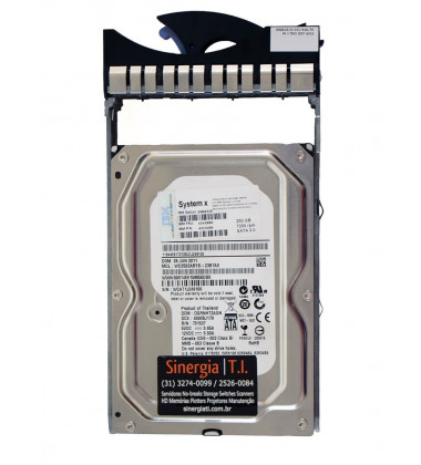 40K6889 HD IBM 250GB SATA 3 Gbps 7.2K RPM LFF 3,5