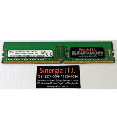 HMA82GU7AFR8N-UH T0 AC 838 Memória RAM Hynix 16GB DDR4 2Rx8 PC4-19200T-E 1.2V 2400MHz ECC UDIMM em estoque