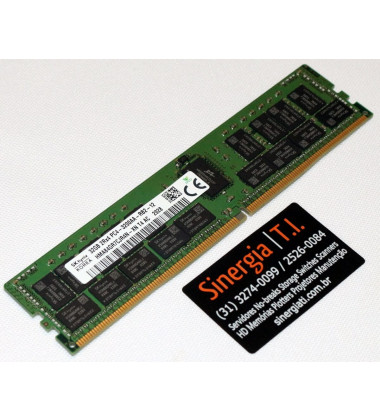 Memória RAM 32GB para Servidor Dell PowerEdge R7525 DDR4 RDIMM 3200MHz ECC 2Rx8 1.2V Registrada pronta entrega
