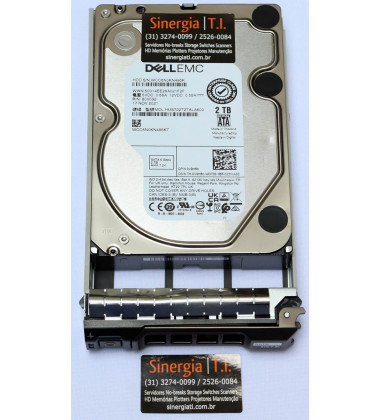 400-AUWX HD Dell 2TB SATA 6 Gbps 7.2K RPM LFF 3,5" 512N hot-swap para Servidores Dell PowerEdge pronta entrega