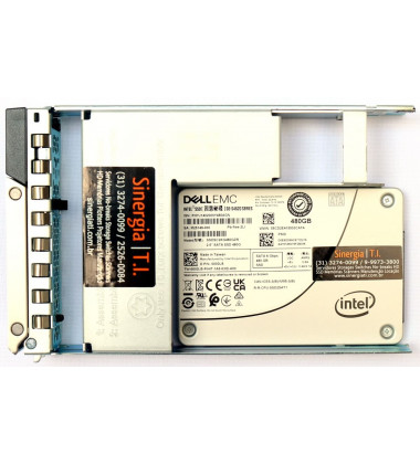 SSDSC2KG480GZR Dell 480GB SATA Uso Combinado 6Gbps 512e 2.5polegadas com 3.5polegadas Portadora Híbrida, S4620 PowerEdge R540 R740 em estoque