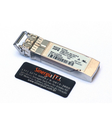 HPE E7Y09A 16 Gb SFP SW XCVR-E | 793443-001 Gbic HPE SFP+ Fiber channel Transceiver Module (Padrão)