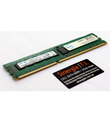 SNP9J5WFC/4G | Memória RAM Dell 4GB DDR3 1333MHz PC3L-10600R RDIMM 240 pin ECC ENVIO IMEDIATO