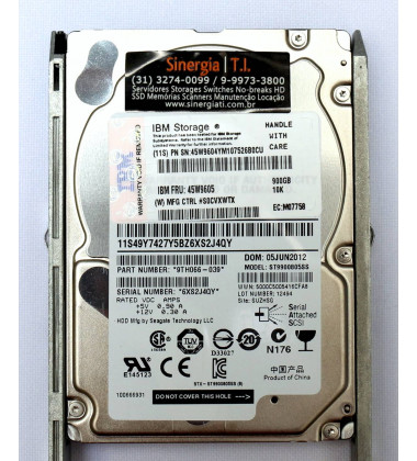 ST9900805SS HD IBM 900GB SAS 12 Gbps 10K RPM SFF 2.5 envio imediato