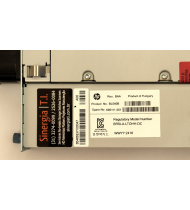 695111-001 Spare No. HP Tape Drive LTO-5 para Uso em Unidade Robótica MSL2024 AK379A Spare: 695111-001 label2