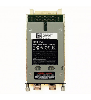 0U691D | DELL 10GE SFP+ Module PowerConnect Para Switch Dell PowerConnect 6248, 6224, 6424, 6024 label