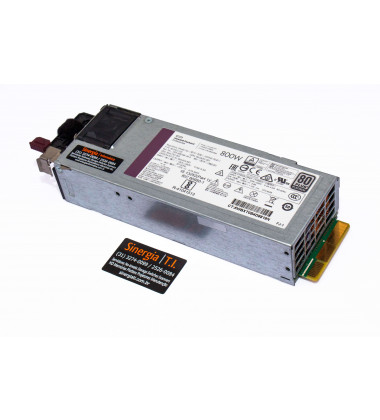 HSTNS-PD41-1 Fonte Redundante Para Servidores HPE ProLiant DL380 Gen10 800W