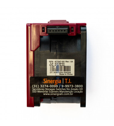 875076-001 | NIDEC UltraFLO Fan Cooler Ventilador Servidor HP DL380 Gen10 Hot Plug (Padrão)