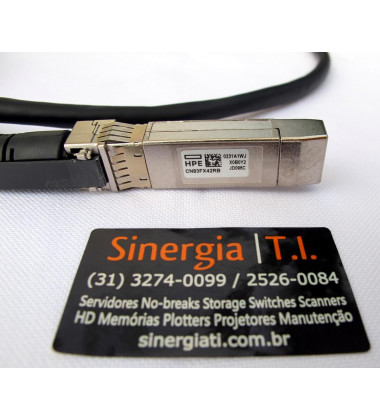 JH694A HPE X240 10G SFP+ SFP+ 1.2m DAC Campus Cable - Cabo DAC PN