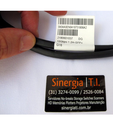 JD097C HPE X240 10G SFP+ SFP+ 1.2m DAC Campus Cable - Cabo DAC