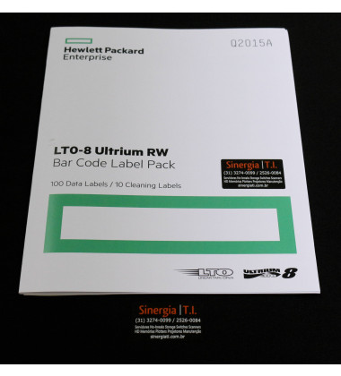 Q2015A Kit de Etiquetas de Código de Barras HP Q2015A para Fitas LTO-8 Ultrium price