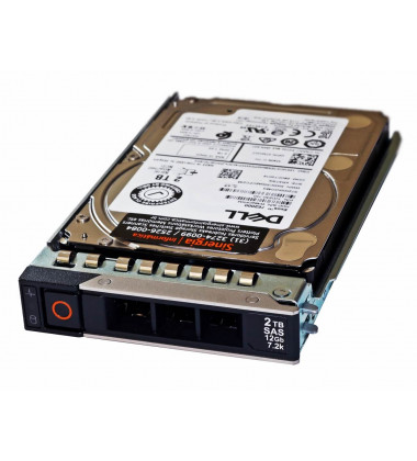 400-ATJU HD Dell 2TB SAS 12 Gbps 7.2K RPM SFF 2.5" para PowerEdge R740 pronta entrega