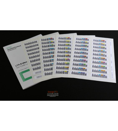 Q2015A Kit de Etiquetas de Código de Barras HP Q2015A para Fitas LTO-8 Ultrium Original
