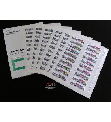 Q2014A | Kit de Etiquetas de Código de Barras Genuínas HP Q2014A para Fitas LTO-7 Ultrium Barcode