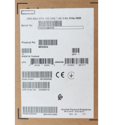 ST8000NM001A HD HPE 8TB SAS 12G DP 7.2K LFF (3.5in) DP 512e para Storage MSA 1040 2040 1050 2050 pronta entrega preço