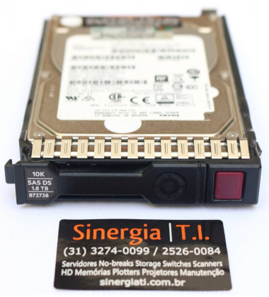 876937-001 HD HPE 1.8 TB SAS 10K DS para Servidor ProLiant Gen10 Part#: envio imediato preço