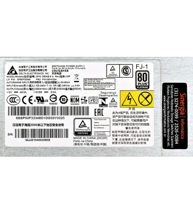 00HV224 Fonte Redundante Lenovo 550W Hot Swap Para Servidor Think Server modelo RD350 RD450 RD550 RD650 TD350 FRU P/N: price
