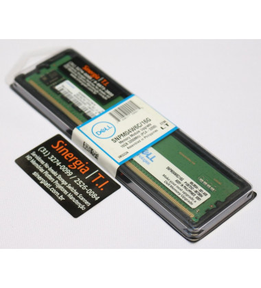Memória RAM 16GB para Servidor Dell PowerEdge R750 3200MHz DDR4 RDIMM PC4-25600 ECC Dual Rank X8 1.2V Registrada pronta entrega
