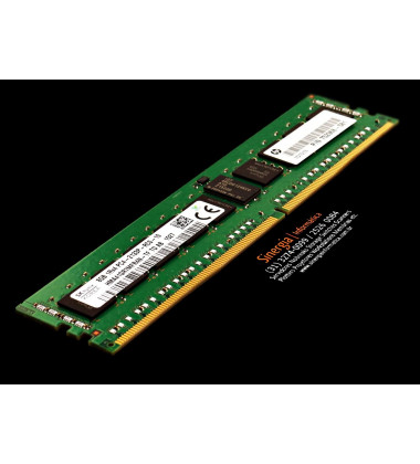HMA41GR7MFR4N-TF Memória HPE 8GB (1x8GB) Single Rank x4 DDR4-2133 para Servidor DL120 DL160 DL180 DL360 DL380 DL560 DL580 ML110 ML150 ML350 Gen9 lateral