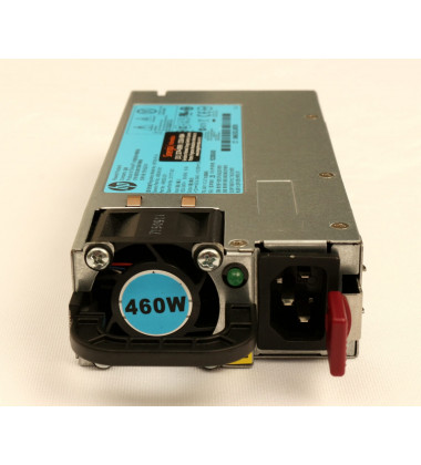 499250-201 Fonte Redundante Para Servidores HPE ProLiant ML350p DL360e DL360p DL380e DL380p DL385p 460W traseira
