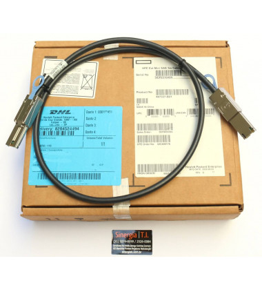 407344-002 Cabo Externo HPE Mini SAS SFF-8088 para Mini SAS SFF-8088 1 metro PN: em estoque