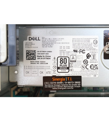 Fonte de 300W para Servidor Dell PowerEdge T150 Model No: L300EBS-00 Em estoque