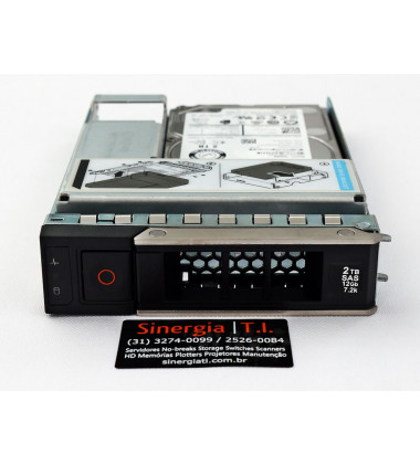 400-ALOB HD Dell 2TB SAS 12 Gbps 7.2K RPM LFF 3,5