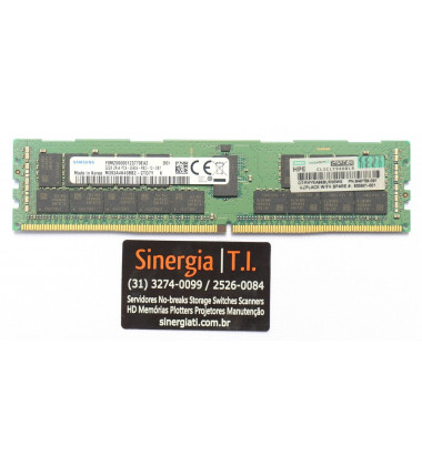 Memória RAM 32GB DDR4-2666MHz Registrada ECC HP Enterprise Part Number: 840758-091 em estoque