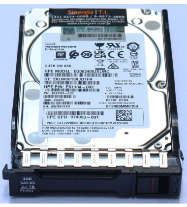 P28352-B21 HD HPE 2.4TB SAS DS 12 Gbps 10K RPM SFF 2,5
