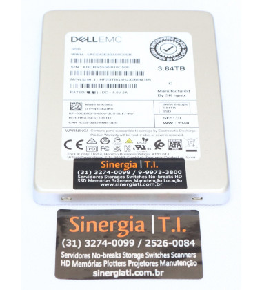 SSD 3.84TB SATA para Servidor Dell PowerEdge R360 RI 6Gbps 2,5 polegadas pronta entrega 4TB