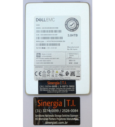 SSD 3.84TB SATA para Servidor Dell PowerEdge R840 RI 6Gbps 2,5 polegadas preço