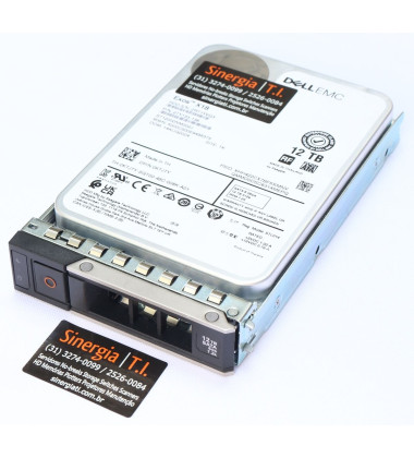 HD 12TB SATA Servidor Dell PowerEdge R640 6Gbps 7.2K RPM 512e envio imediato