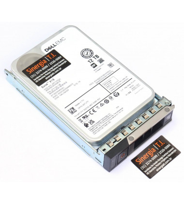 HD 12TB SATA Servidor Dell PowerEdge T740 6Gbps 7.2K RPM 512e Original Genuíno