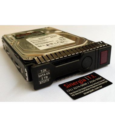 872771 HD HPE 2TB SATA 6 Gbps 7.2K RPM LFF 3,5