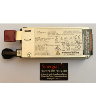 744689-B21 Fonte Redundante para Servidor HPE ProLiant DL20 DL160 ML150 Gen9 800W 900W Gold AC Power envio imediato