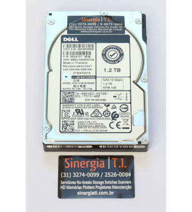 0KV02 HD Dell 1.2TB SAS 12 Gbps 10K RPM SFF 2,5