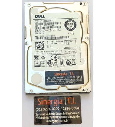 AL13SXB30EN HD Dell 300GB SAS 12 Gbps 15K RPM SFF 2,5" para PowerEdge pronta entrega