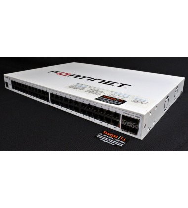 FS-448D Switch Fortinet FortiSwitch 448D 48 Portas 10/100/1000 + 4 portas 10 GE SFP+ Gerenciável Camada 2 e 3 pronta entrega