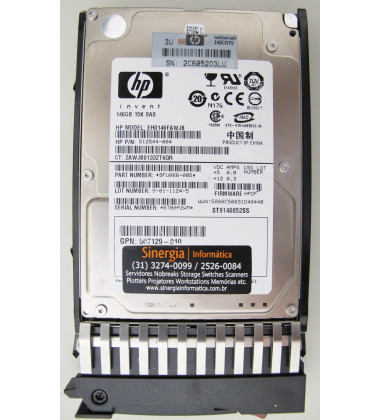 512547-B21 HP HD 146GB 6G SAS 15K rpm SFF (2.5-inch) Dual Port Enterprise